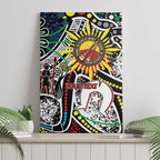 NAIDOC 50 Years of Deadly Personalised Canvas Wall Art Aboriginal Dot Art