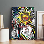 NAIDOC 50 Years of Deadly Personalised Canvas Wall Art Aboriginal Dot Art
