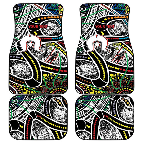 NAIDOC 50 Years of Deadly Personalised Car Mats Aboriginal Dot Art