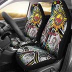 NAIDOC 50 Years of Deadly Personalised Car Seat Cover Aboriginal Dot Art