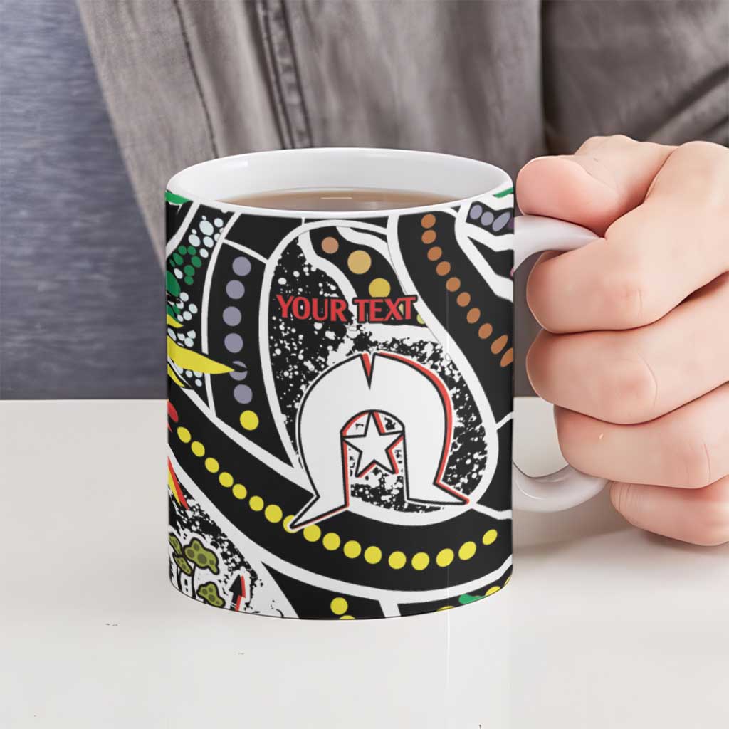 NAIDOC 50 Years of Deadly Personalised Ceramic Mug Aboriginal Dot Art