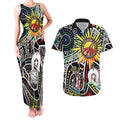 NAIDOC 50 Years of Deadly Personalised Couples Matching Tank Maxi Dress and Hawaiian Shirt Aboriginal Dot Art