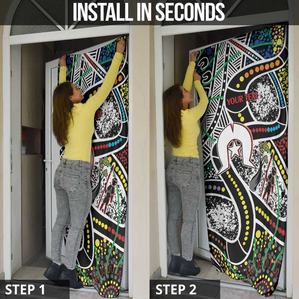 NAIDOC 50 Years of Deadly Personalised Door Cover Aboriginal Dot Art