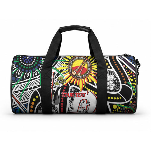 NAIDOC 50 Years of Deadly Personalised Duffle Bag Aboriginal Dot Art
