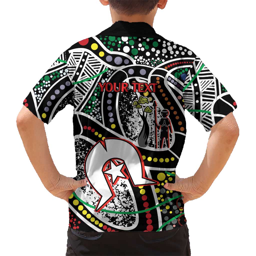 NAIDOC 50 Years of Deadly Personalised Family Matching Mermaid Dress and Hawaiian Shirt Aboriginal Dot Art