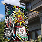NAIDOC 50 Years of Deadly Personalised Garden Flag Aboriginal Dot Art