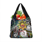 NAIDOC 50 Years of Deadly Personalised Grocery Bag Aboriginal Dot Art