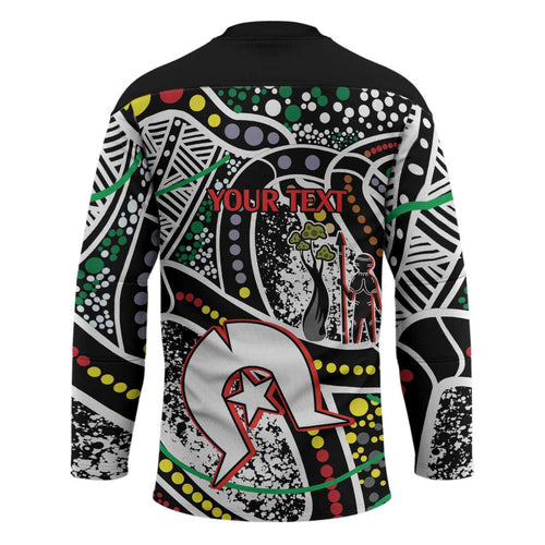 NAIDOC 50 Years of Deadly Personalised Hockey Jersey Aboriginal Dot Art