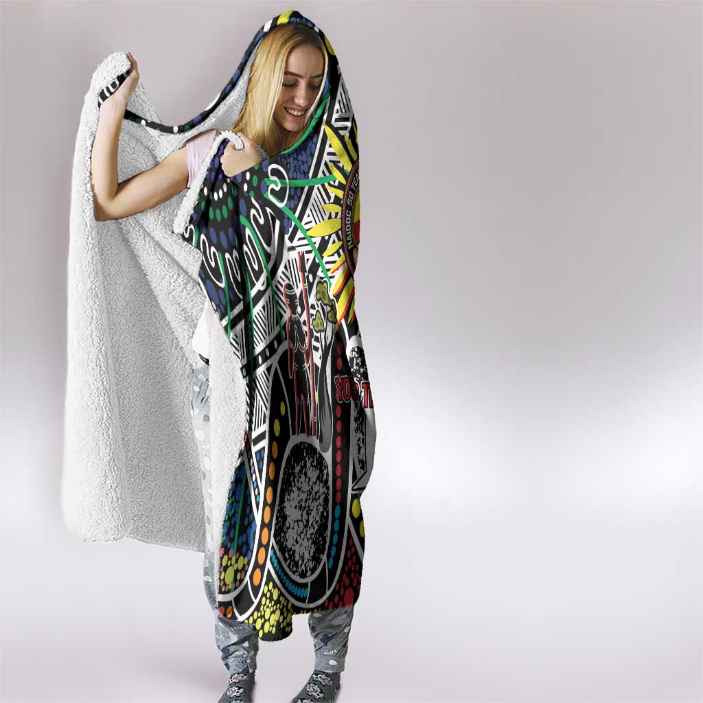 NAIDOC 50 Years of Deadly Personalised Hooded Blanket Aboriginal Dot Art