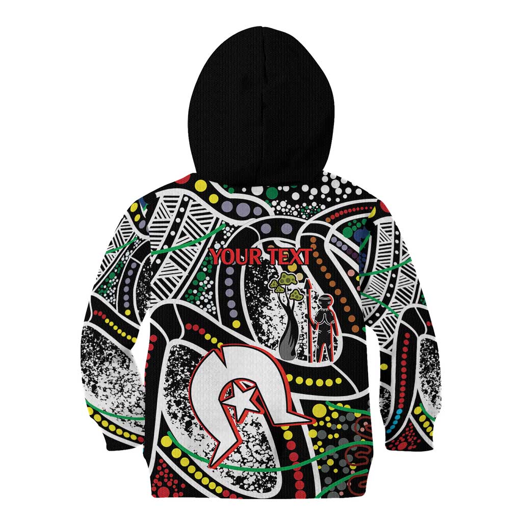 NAIDOC 50 Years of Deadly Personalised Kid Hoodie Aboriginal Dot Art