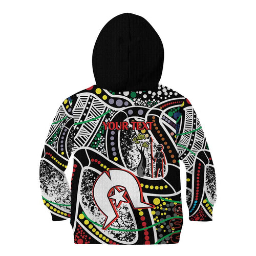 NAIDOC 50 Years of Deadly Personalised Kid Hoodie Aboriginal Dot Art