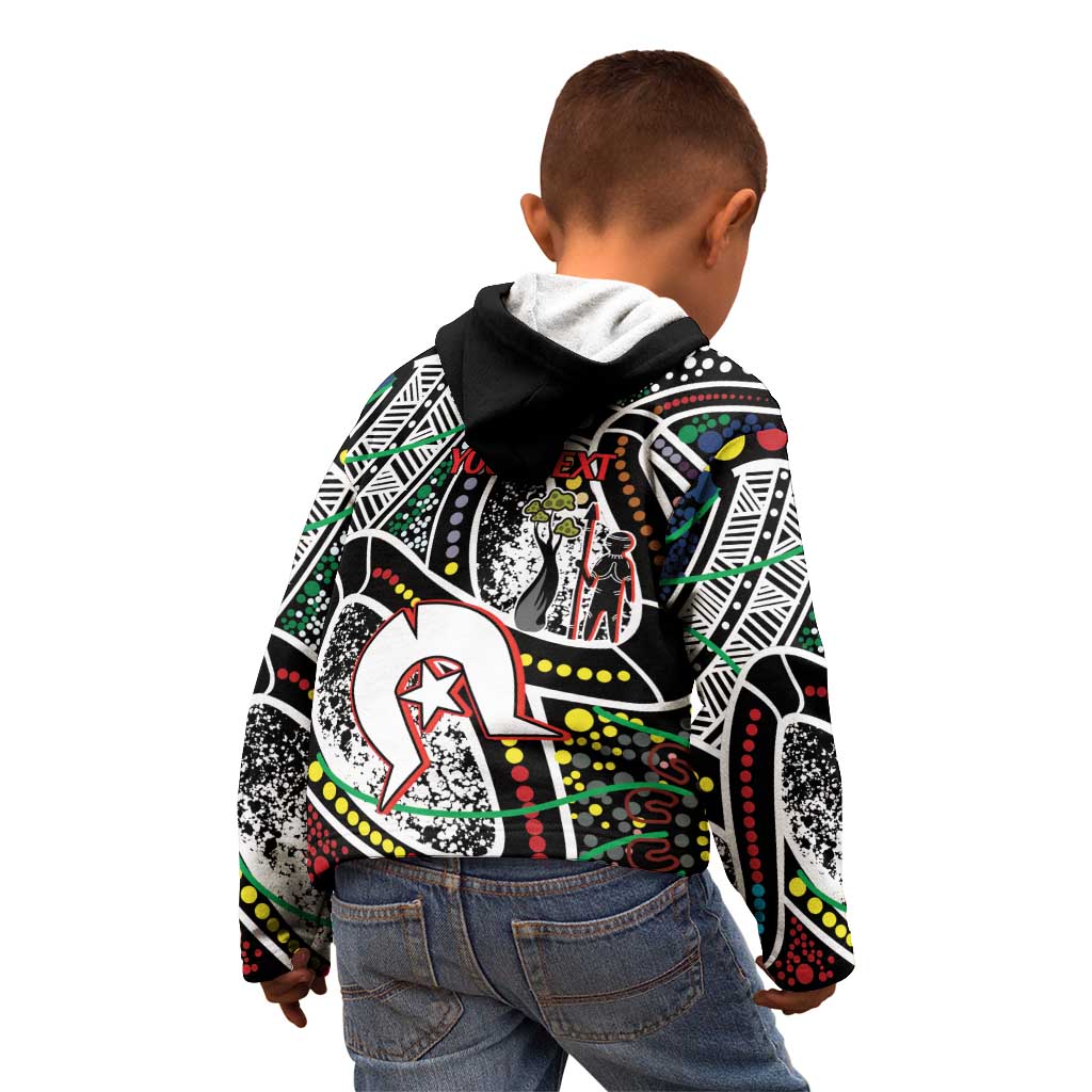 NAIDOC 50 Years of Deadly Personalised Kid Hoodie Aboriginal Dot Art