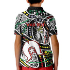 NAIDOC 50 Years of Deadly Personalised Kid Polo Shirt Aboriginal Dot Art