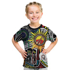 NAIDOC 50 Years of Deadly Personalised Kid T Shirt Aboriginal Dot Art