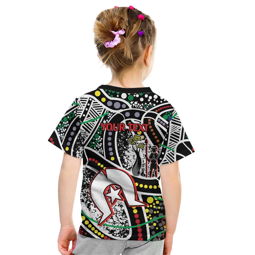 NAIDOC 50 Years of Deadly Personalised Kid T Shirt Aboriginal Dot Art