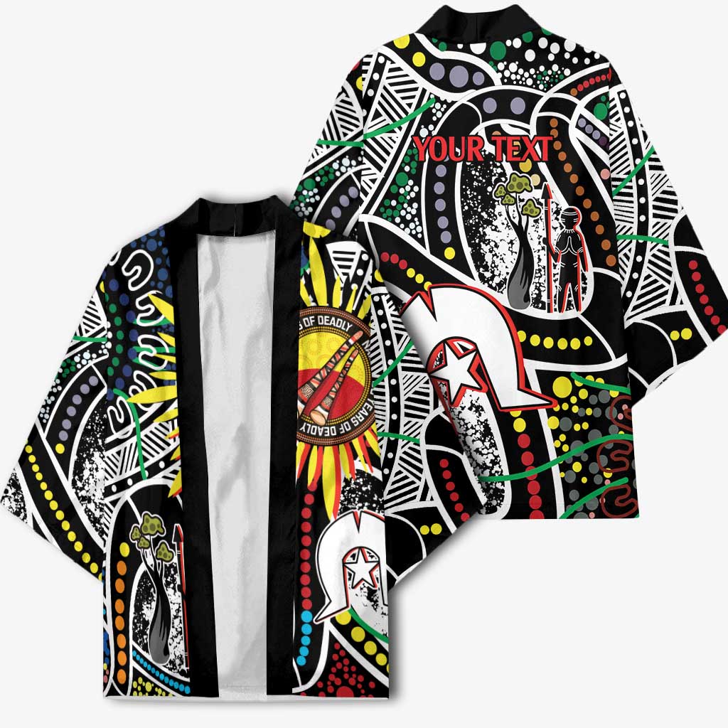 NAIDOC 50 Years of Deadly Personalised Kimono Aboriginal Dot Art