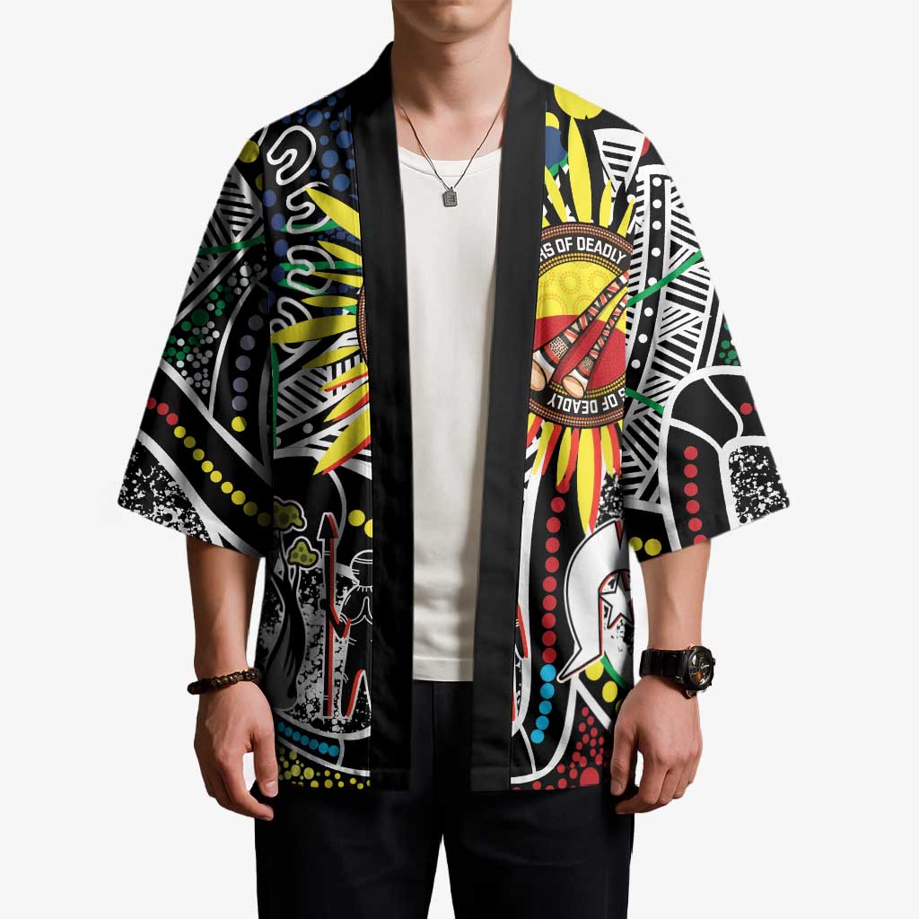 NAIDOC 50 Years of Deadly Personalised Kimono Aboriginal Dot Art
