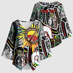 NAIDOC 50 Years of Deadly Personalised Kimono Sleeve Blouse Aboriginal Dot Art