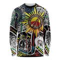 NAIDOC 50 Years of Deadly Personalised Long Sleeve Shirt Aboriginal Dot Art