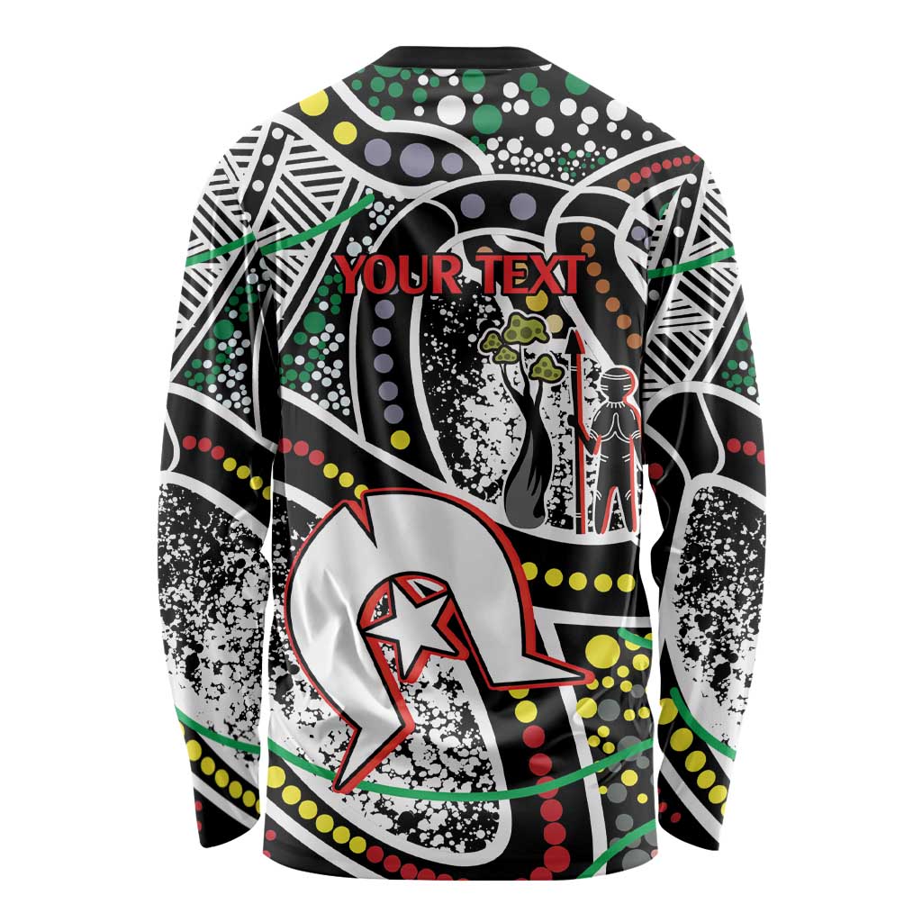 NAIDOC 50 Years of Deadly Personalised Long Sleeve Shirt Aboriginal Dot Art