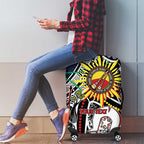 NAIDOC 50 Years of Deadly Personalised Luggage Cover Aboriginal Dot Art