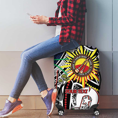 NAIDOC 50 Years of Deadly Personalised Luggage Cover Aboriginal Dot Art