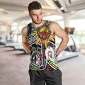 NAIDOC 50 Years of Deadly Personalised Men Tank Top Aboriginal Dot Art