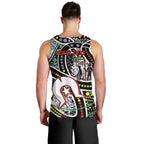 NAIDOC 50 Years of Deadly Personalised Men Tank Top Aboriginal Dot Art