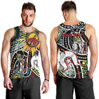 NAIDOC 50 Years of Deadly Personalised Men Tank Top Aboriginal Dot Art