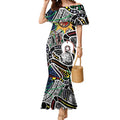 NAIDOC 50 Years of Deadly Personalised Mermaid Dress Aboriginal Dot Art
