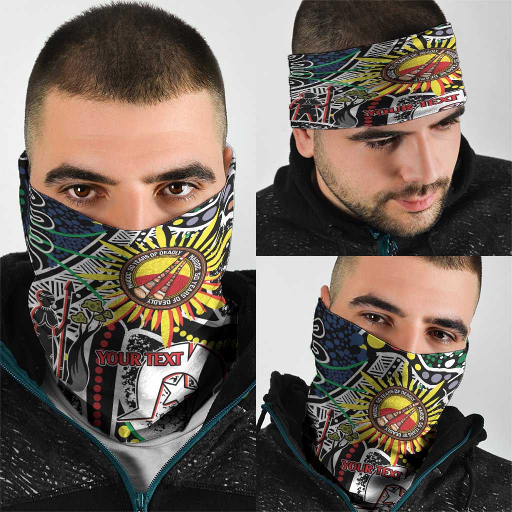 NAIDOC 50 Years of Deadly Personalised Neck Gaiter Aboriginal Dot Art