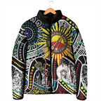 NAIDOC 50 Years of Deadly Personalised Padded Jacket Aboriginal Dot Art