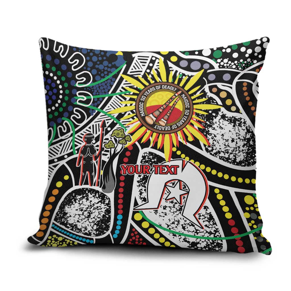 NAIDOC 50 Years of Deadly Personalised Pillow Cover Aboriginal Dot Art