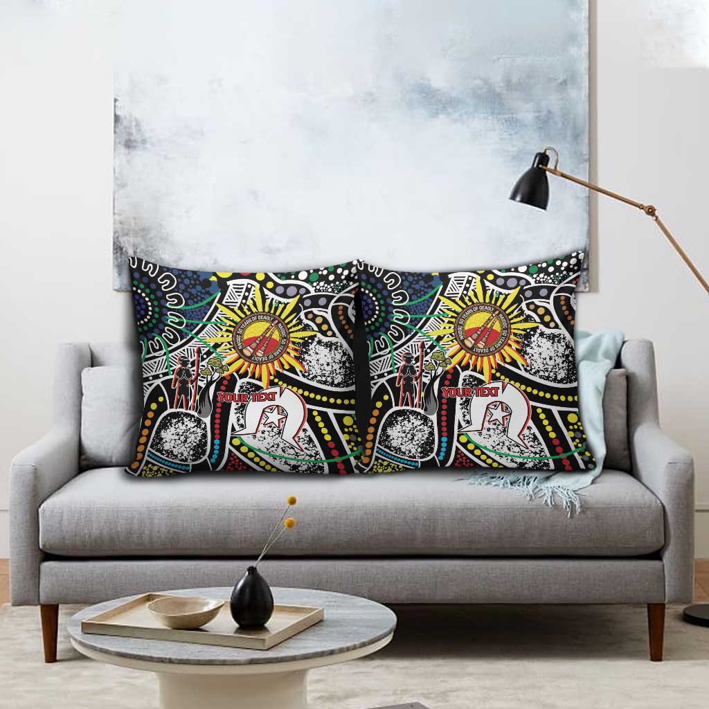 NAIDOC 50 Years of Deadly Personalised Pillow Cover Aboriginal Dot Art