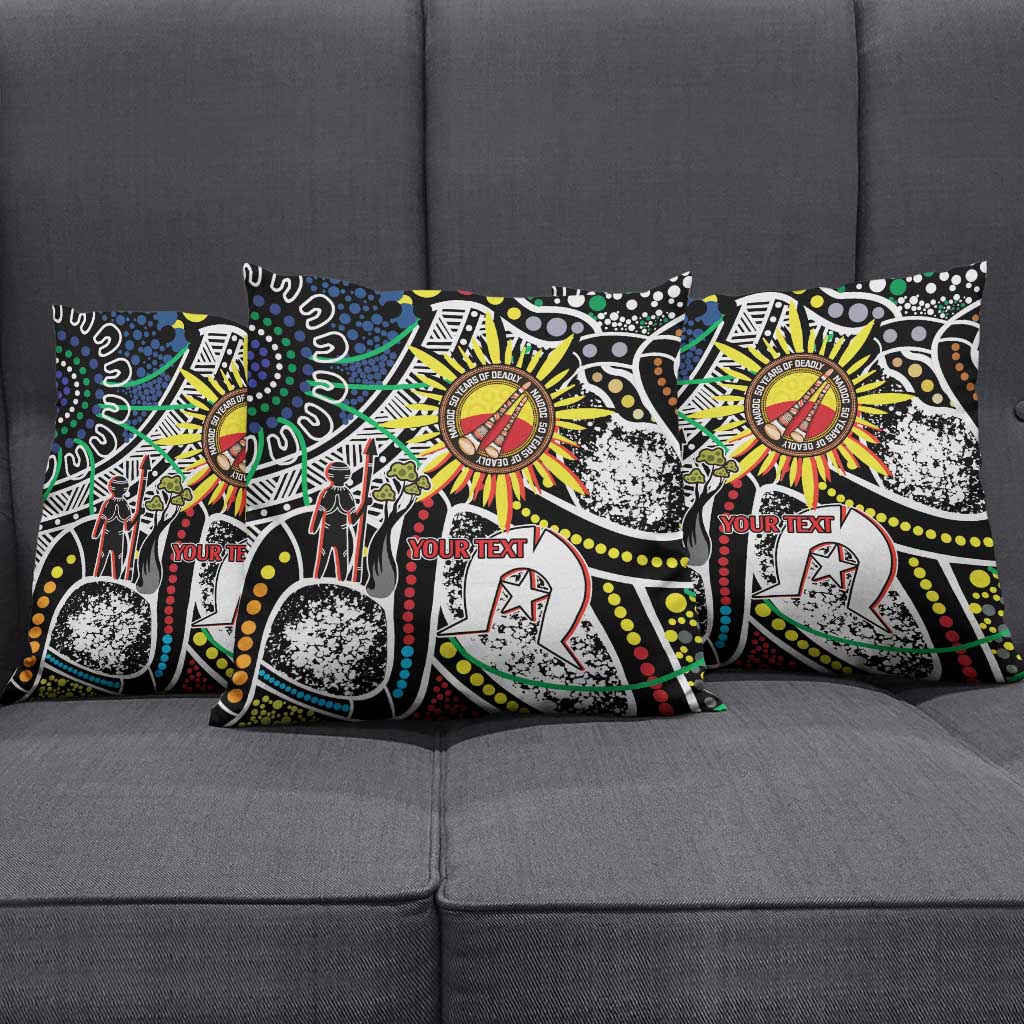 NAIDOC 50 Years of Deadly Personalised Pillow Cover Aboriginal Dot Art