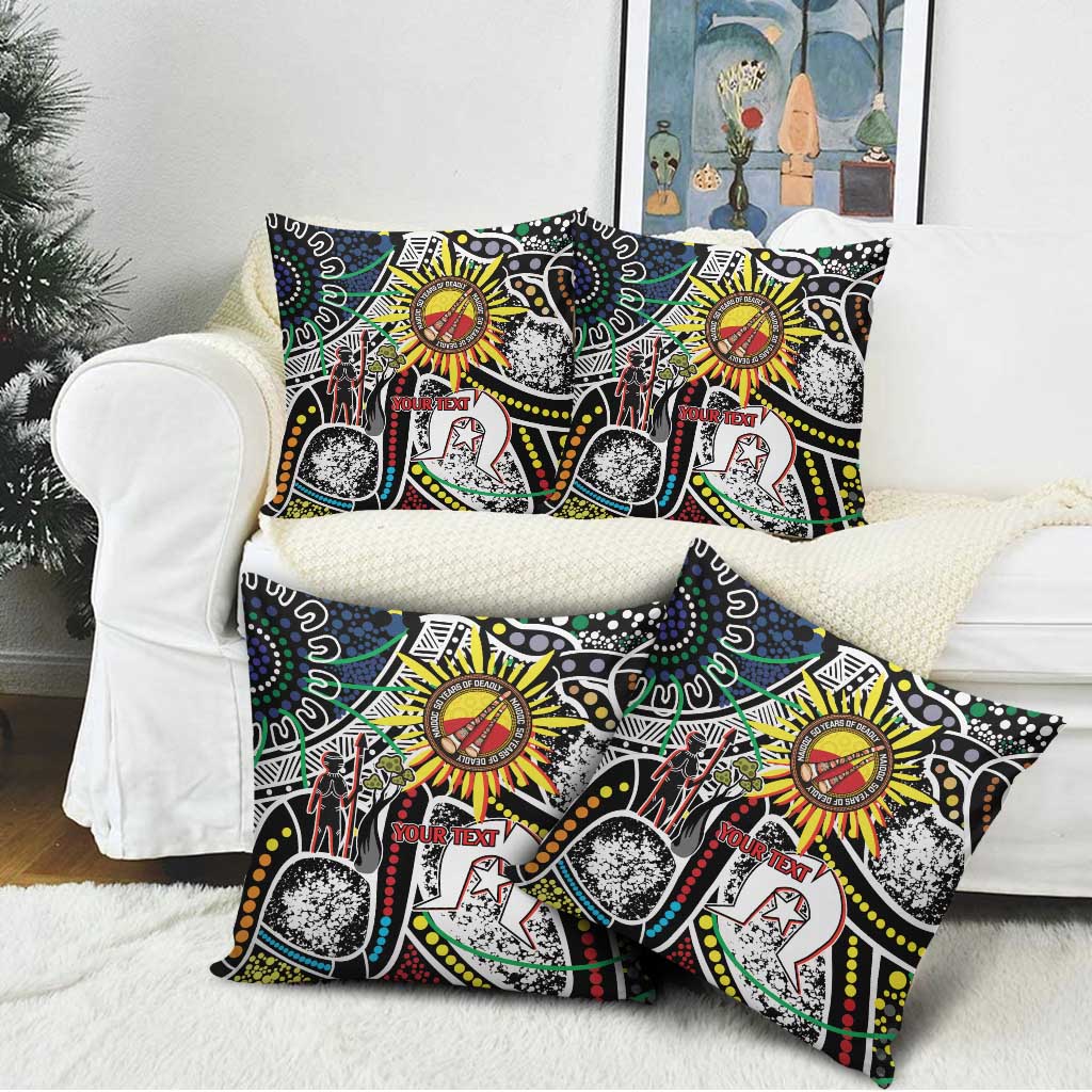 NAIDOC 50 Years of Deadly Personalised Pillow Cover Aboriginal Dot Art