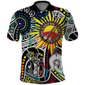 NAIDOC 50 Years of Deadly Personalised Polo Shirt Aboriginal Dot Art