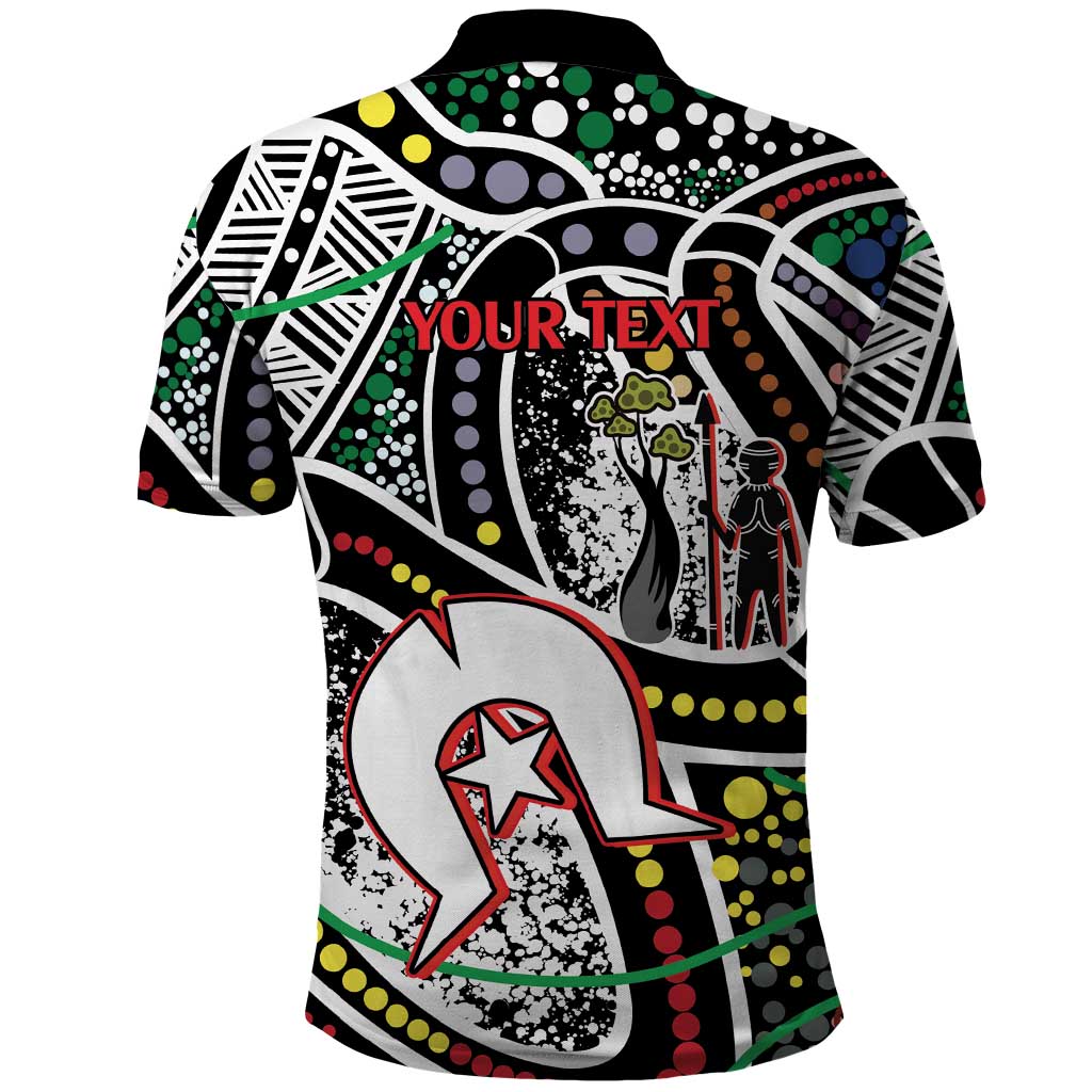 NAIDOC 50 Years of Deadly Personalised Polo Shirt Aboriginal Dot Art