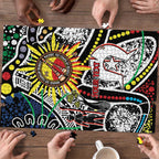 NAIDOC 50 Years of Deadly Personalised Puzzle Aboriginal Dot Art