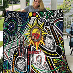 NAIDOC 50 Years of Deadly Personalised Quilt Aboriginal Dot Art