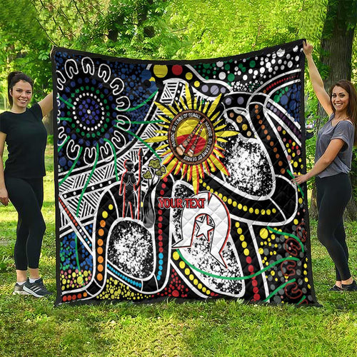 NAIDOC 50 Years of Deadly Personalised Quilt Aboriginal Dot Art