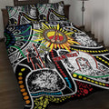 NAIDOC 50 Years of Deadly Personalised Quilt Bed Set Aboriginal Dot Art