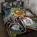 NAIDOC 50 Years of Deadly Personalised Quilt Bed Set Aboriginal Dot Art