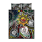 NAIDOC 50 Years of Deadly Personalised Quilt Bed Set Aboriginal Dot Art