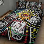 NAIDOC 50 Years of Deadly Personalised Quilt Bed Set Aboriginal Dot Art