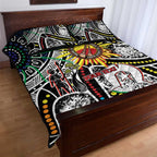 NAIDOC 50 Years of Deadly Personalised Quilt Bed Set Aboriginal Dot Art