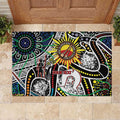 NAIDOC 50 Years of Deadly Personalised Rubber Doormat Aboriginal Dot Art