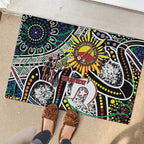 NAIDOC 50 Years of Deadly Personalised Rubber Doormat Aboriginal Dot Art
