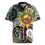 NAIDOC 50 Years of Deadly Personalised Rugby Jersey Aboriginal Dot Art
