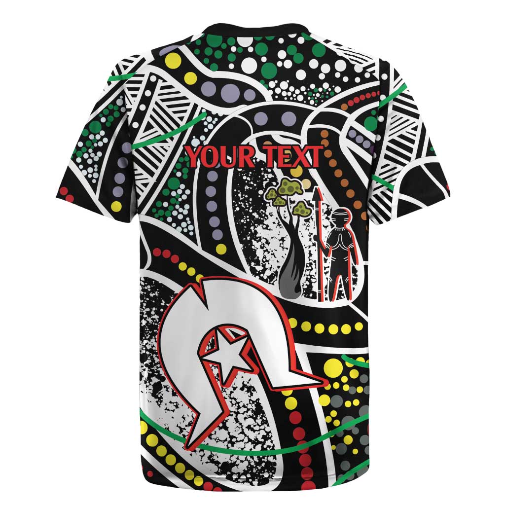 NAIDOC 50 Years of Deadly Personalised Rugby Jersey Aboriginal Dot Art